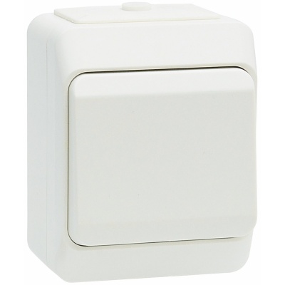 NORDIC SWITCH WHITE 1G-2WAY