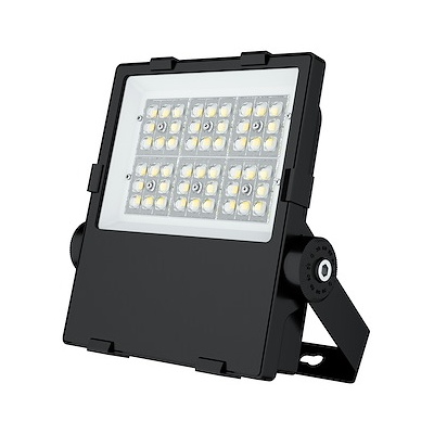 Prozektor Areal 100W 16000lm 4000K Asymmetric(45°x120°) IP66 IK08 Must