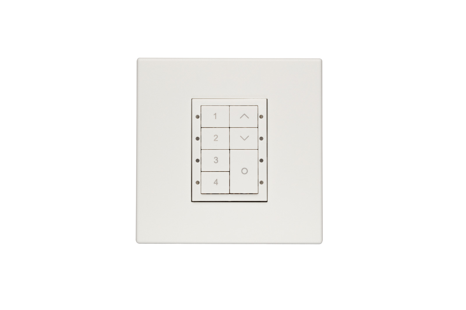 DIGIDIM panel 2-button module ON/OFF white